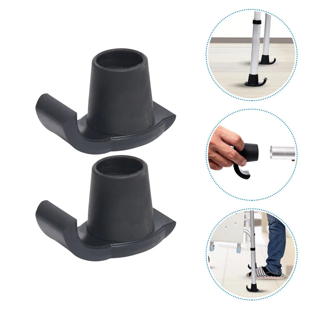 

2 Pcs Walker Accessories Protective Case Anti-skid Skis Supplies Practical The Slide Glides Non-slip Gliders Plastic Elder