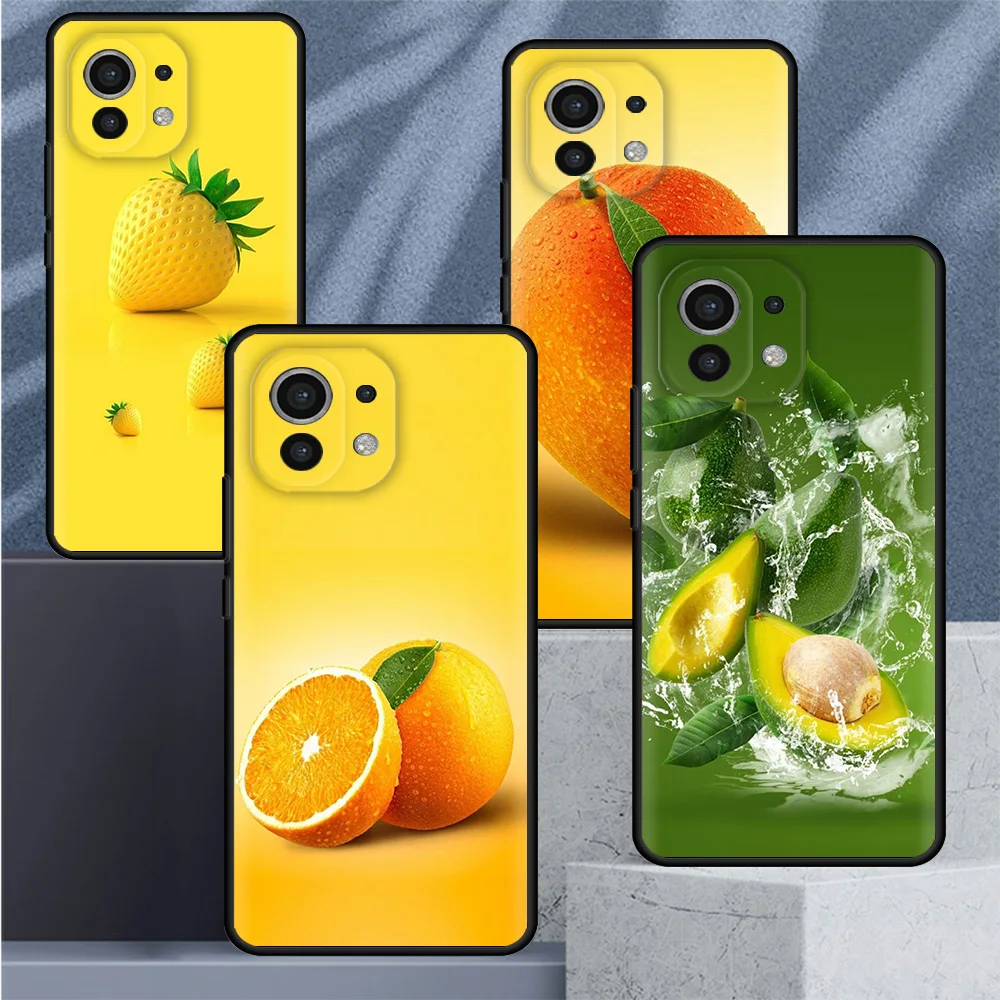 

Силиконовый мягкий чехол с изображением фруктов для Xiaomi Mi Poco X3 NFC X4 Pro 11 Lite 11T 10T 9T 12 9 13 Note 10 M3 C40, чехол для телефона