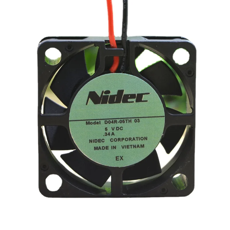 SSEA New Original NIDEC D04R-05TH 4CM 4015 5V 0.34A large Air volume cooling fan 40x40x15mm