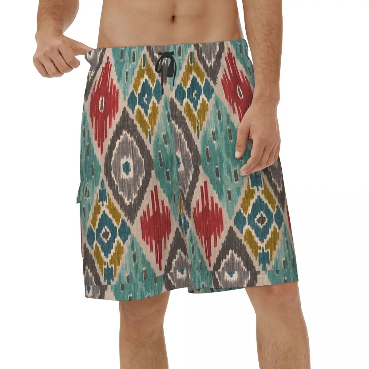 

Ethnic Style Bohemia Shorts Quick Dry Mens Swimwear Casual Men Briefs