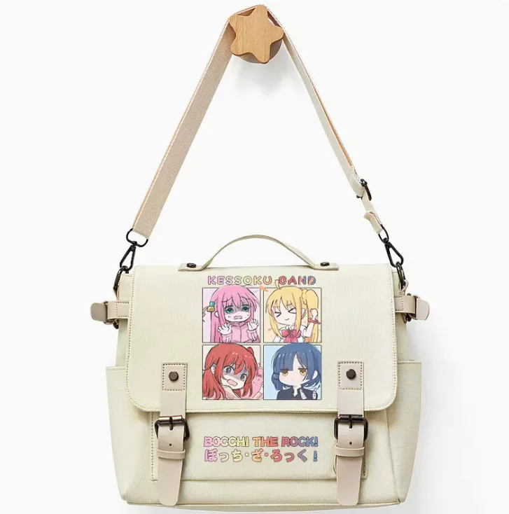 

Anime BOCCHI THE ROCK! Ijichi Nijika Crossbody Canvas Bags School Bag Unisex Messenger Bag Fashion Shoulder Bag 1790