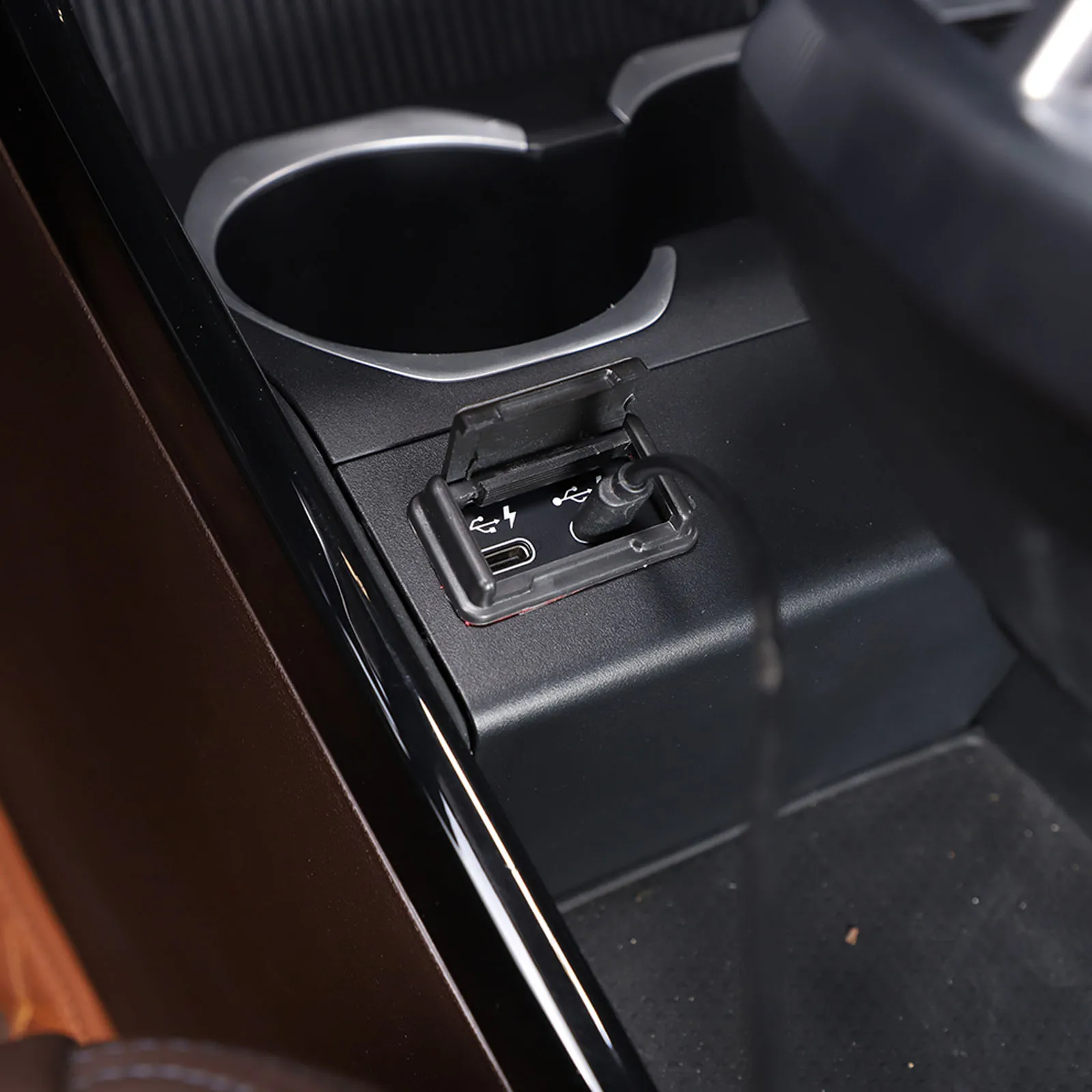 Для BMW IX1 X1 U10 U11 2023-2024 центральное управление крышка зарядного порта отделка