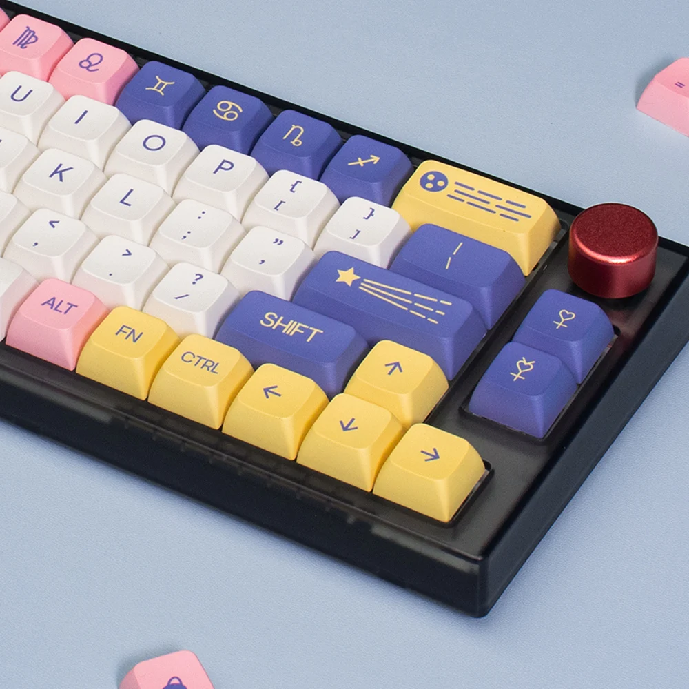 

HONSIGOGO 132 клавиш Астрология созвездия PBT колпачки клавиш XDA профиль MX Переключатель колпачок для DIY Механическая игровая клавиатура на заказ