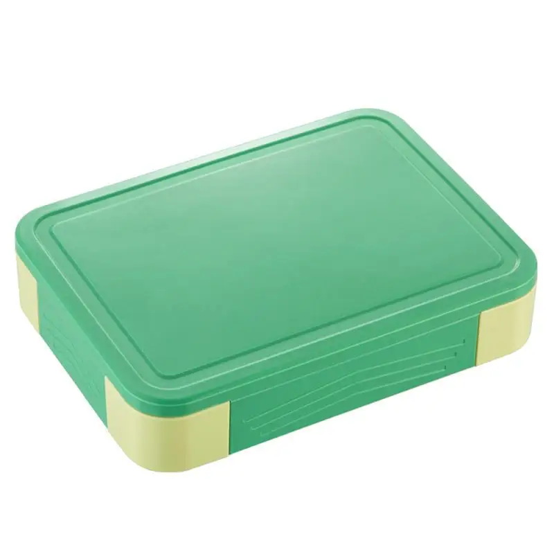 

Food Storage Tableware Rectangular For Children Student Worker Microwave Heating Sealed Leak-proof Stackable Kitchen Accessories