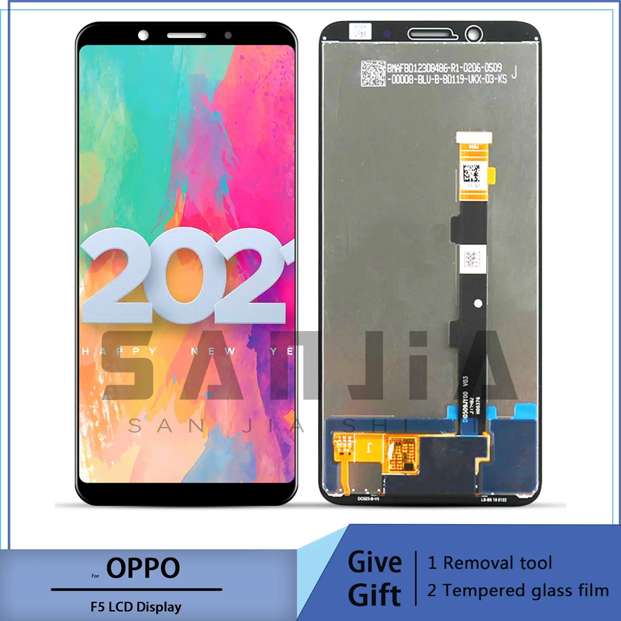 Tela lcd oppo f5/f5 youth-tela de toque с заменой, 6,0 polegadas, для oppo a73 a73st