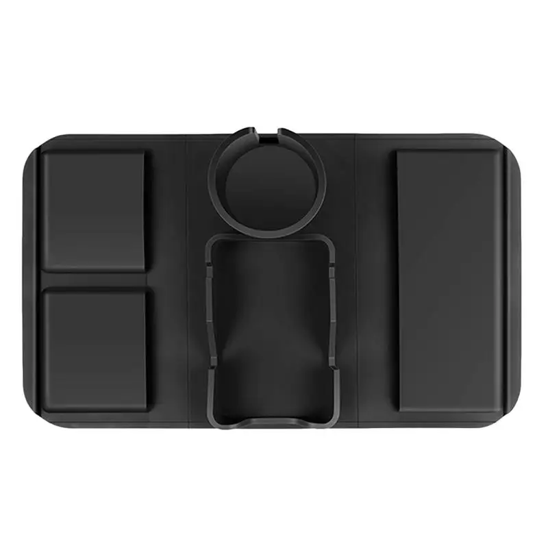 

Silicone Couch Cup Holder Portable Anti Slip Couch Cup Mug Holding Tray Multi Purpose Arm Tray Organizer For Home Sofa Couch