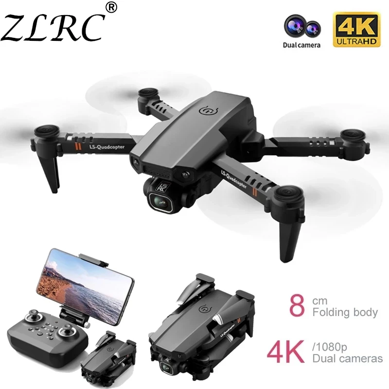 ZLRC Новый XT6 Дрон с двумя объективами 4k Профессиональный высокой четкости Воздушная фотография оптический поток фиксированная высота радиоуправляемый самолет детские игрушки