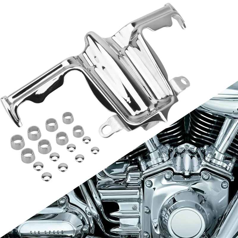 

Хромированный толкатель/подъемный блок, акцентная накладка для Harley Twin Cam 00-17 Touring Electra Glide Dyna Fat Bob Breakout