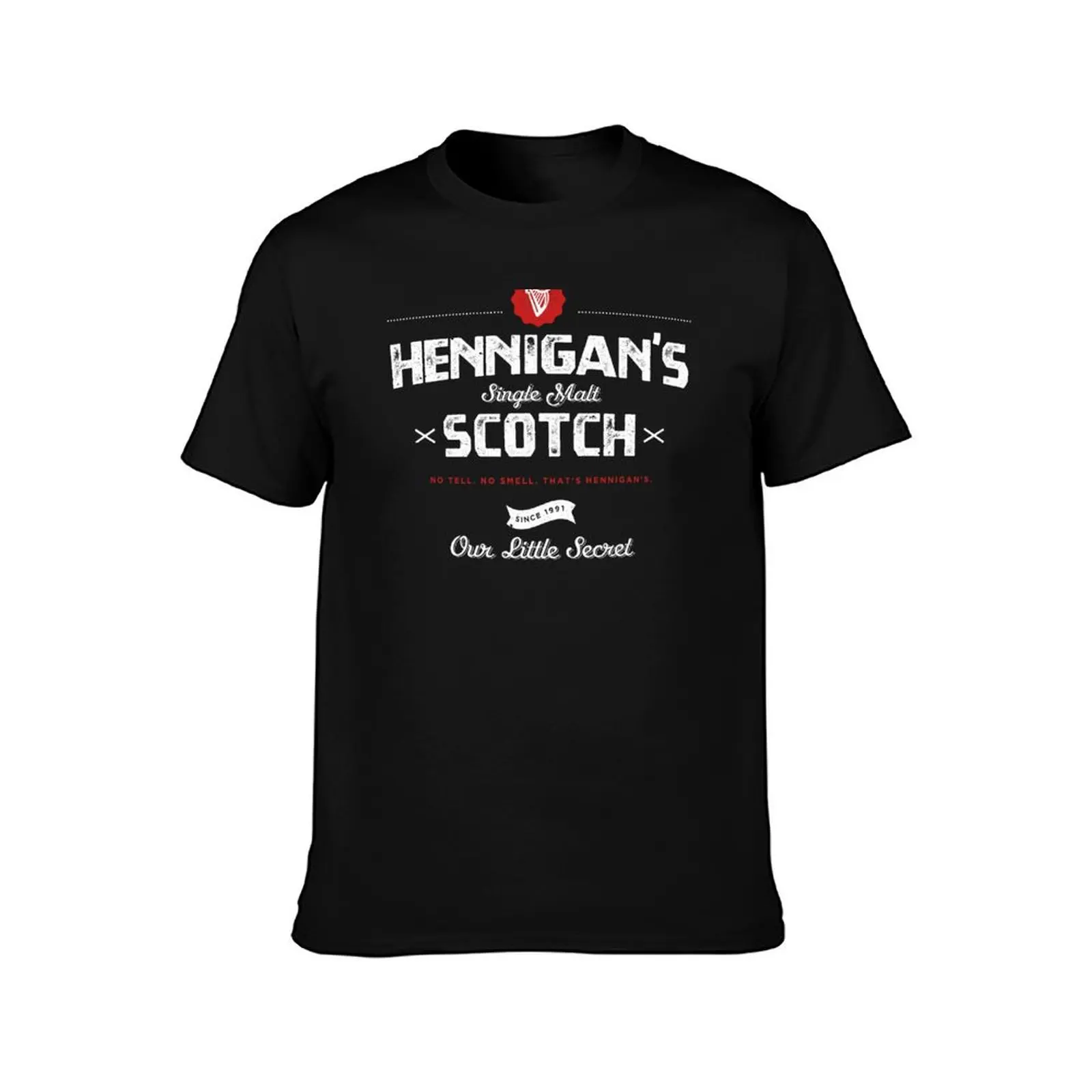 Фото Hennigan's - футболка No Tell, No Smell, Scotch, дышащая, для тренировок, с короткими рукавами №2