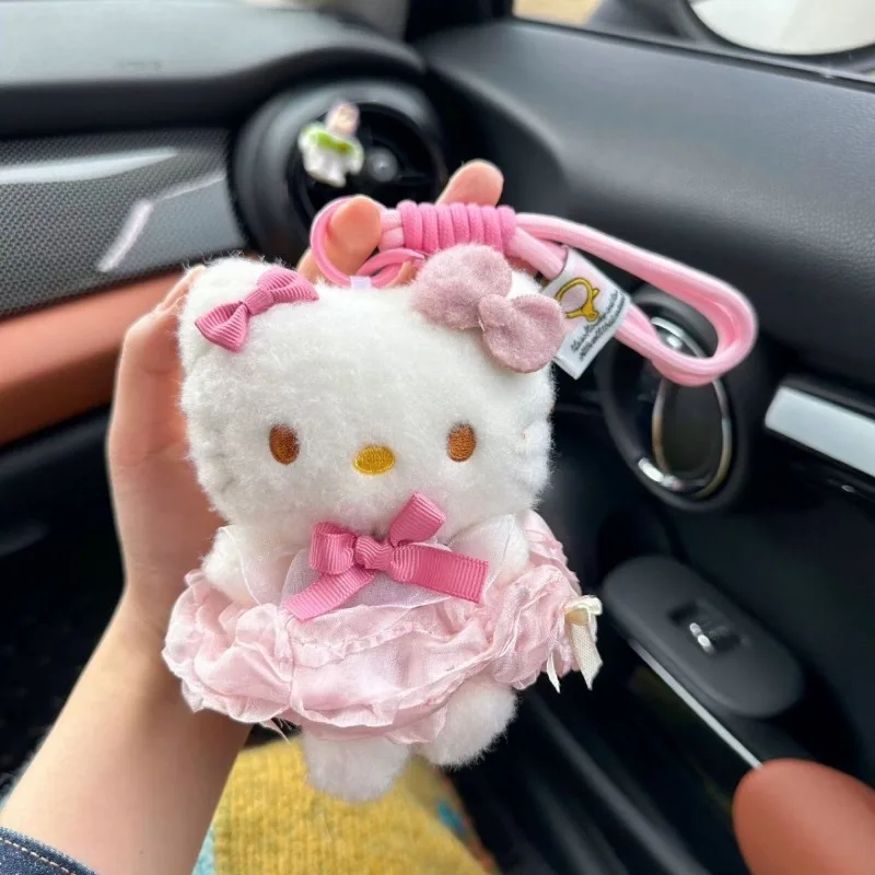 Sanrio Princess Series Hello Kitty автомобиль милый брелок детская школьная сумка кулон аниме