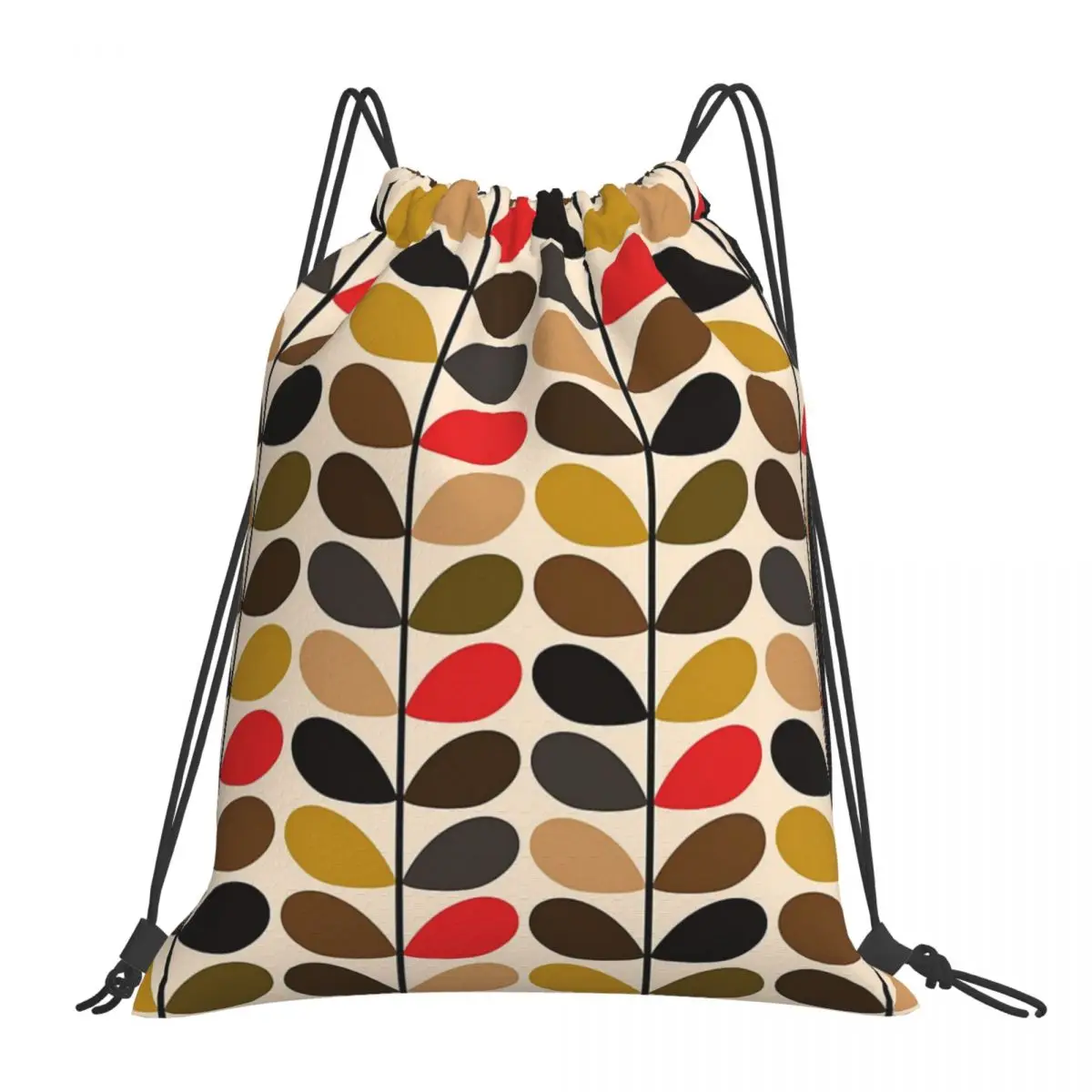 

Рюкзаки Orla Kiely, повседневные Портативные Сумки на шнурке, сумка для хранения на шнурке, сумки для книг для путешествий, студентов