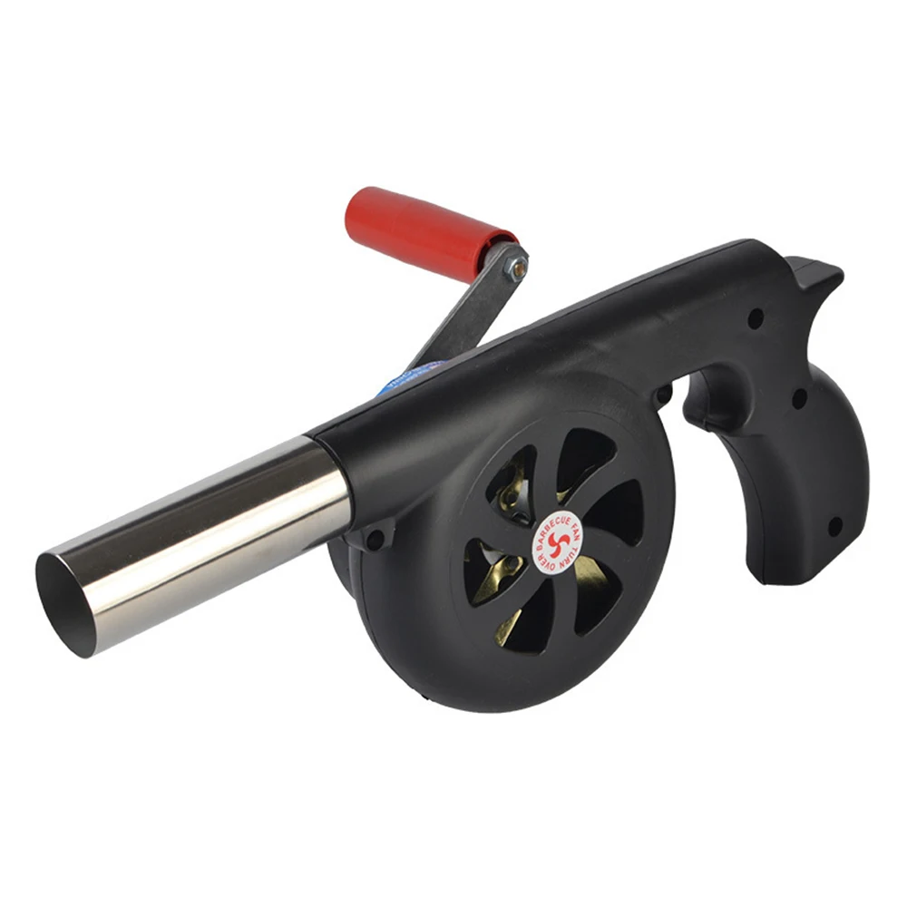 

Outdoor Hand-Cranked Combustion Blower Hand-Cranked Barbecue Blower Suitable for Picnic Camping Fire Tools