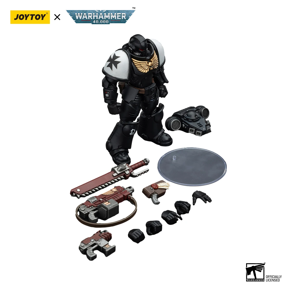 [В НАЛИЧИИ] JOYTOY Warhammer 40K 118 Фигурка Космическая морская пехота Черные тамплиеры Outriders Brother Valtus Аниме Военная модель (art.: 3920cd1acbce2) - 3920cd1acbce2