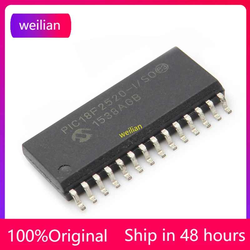 

1-100 PCS PIC18F2520-I/SO PIC18F2520 SMD SOP28 8-bit Microcontroller Single-chip Microcomputer Brand New Original In Stock