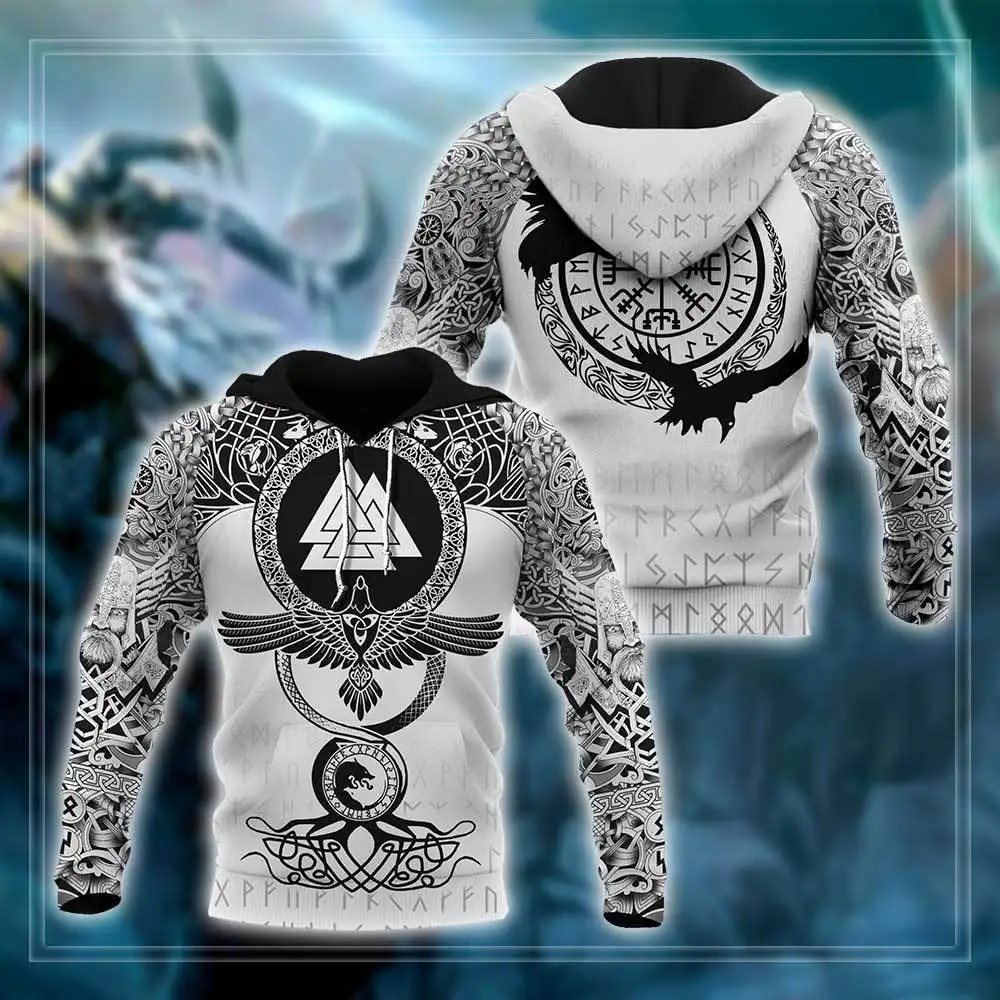 

Viking Tattoo 3D Printed Hoodies zipper hoodie women For men Halloween Pullover Christmas Sweatshirts Cosplay Costume 59