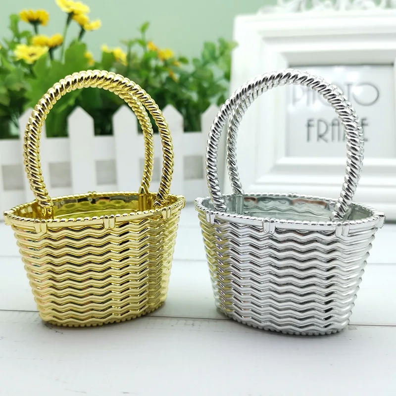 Трансграничная поставка Креативная золотая и серебряная коробка для свадебных