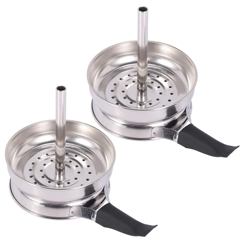 

2X Hookah Bowl Charcoal Holder Head Stove Burner Heater Accessories Tool