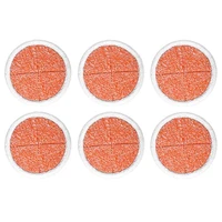 6 packs heavy scrub mop pads replacement for bissell spinwave 2039a 2124 powered hard floor mops