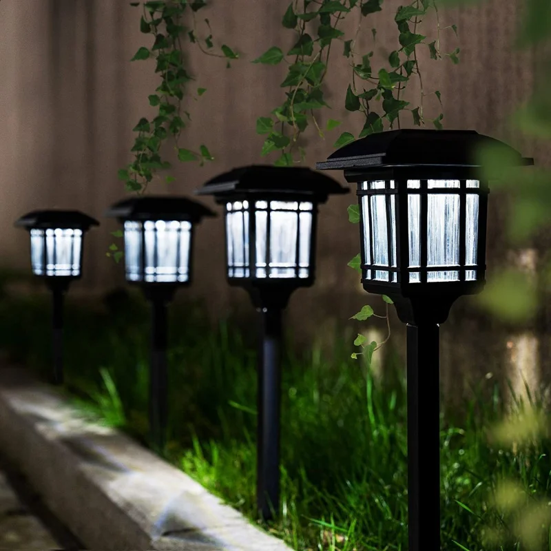 Solar Pathway LED Lights Lawn Lamp Waterproof Outdoor Lantern Garden Lighting Powered Landscape Decoration for Walkway |