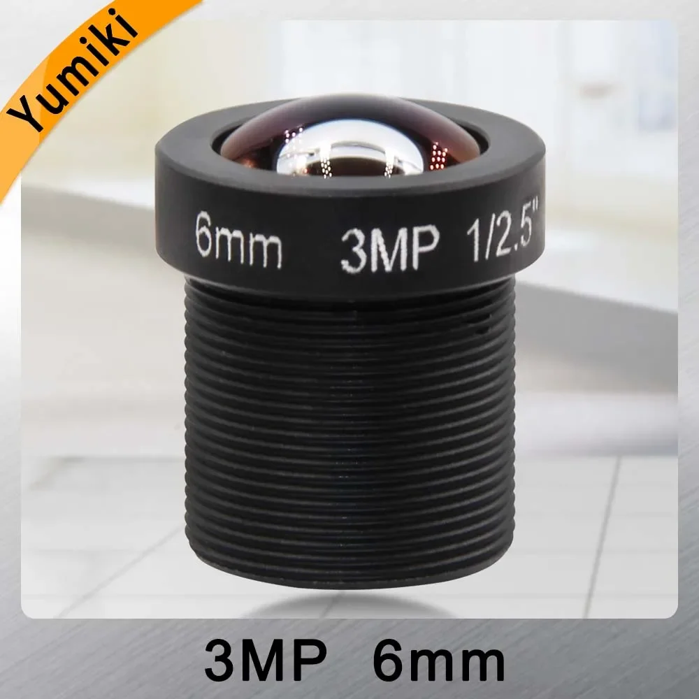 

Yumiki 3,0 мегапикселей M12 MTV 6 мм 3MP HD CCTV объектив ИК HD камера безопасности объектив с фиксированной радужной оболочкой