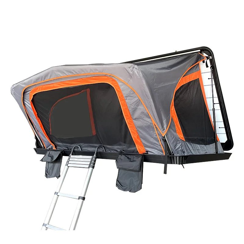 

Car Roof top Tent Hard Shell Aluminum For Camping Waterproof Aluminum Car Camping Roof Tent Top 4 Person Rooftop Tent