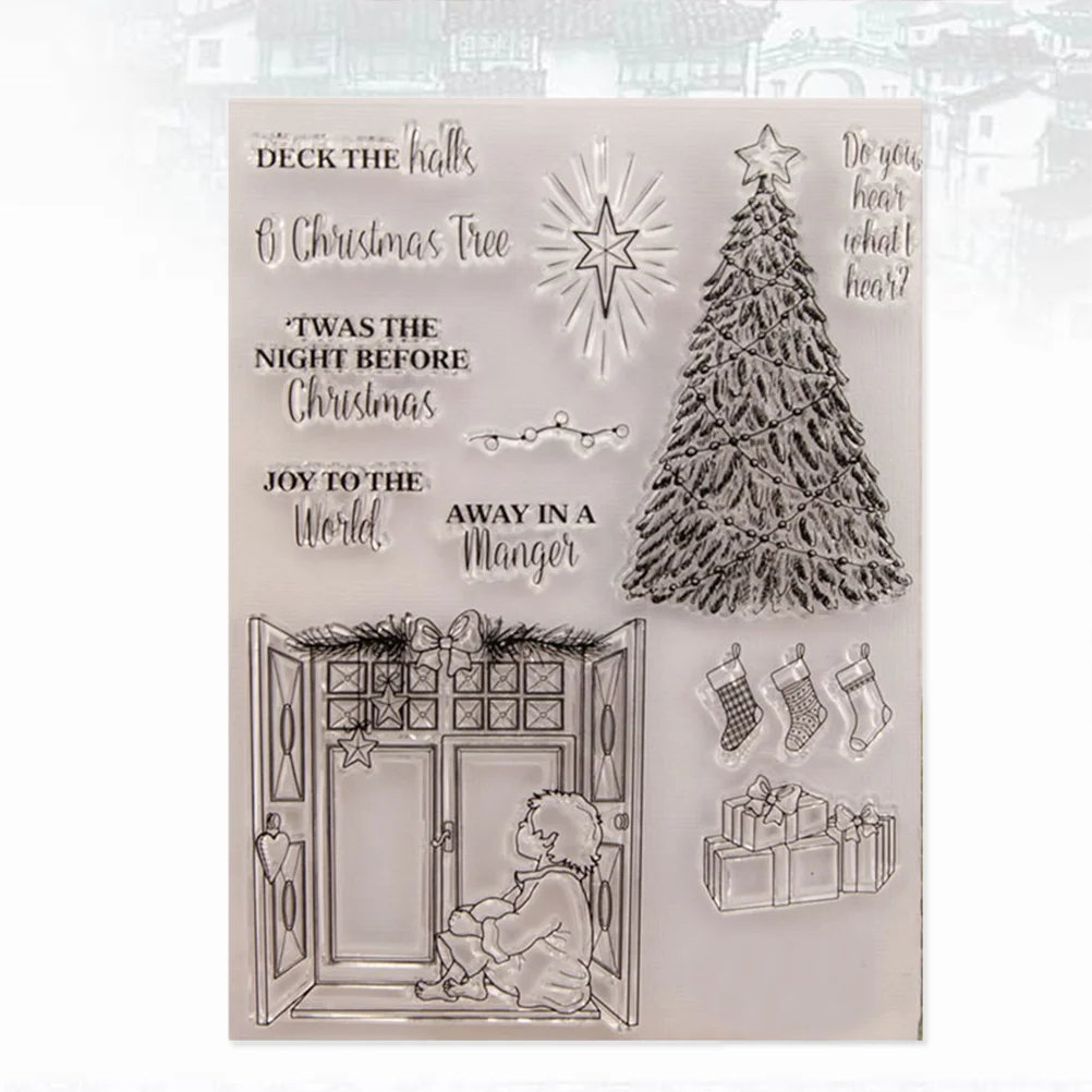 

1pc Rubber Stamps Transparent Clear Scrapbook Embossing for Craft Making Photo Album Diary