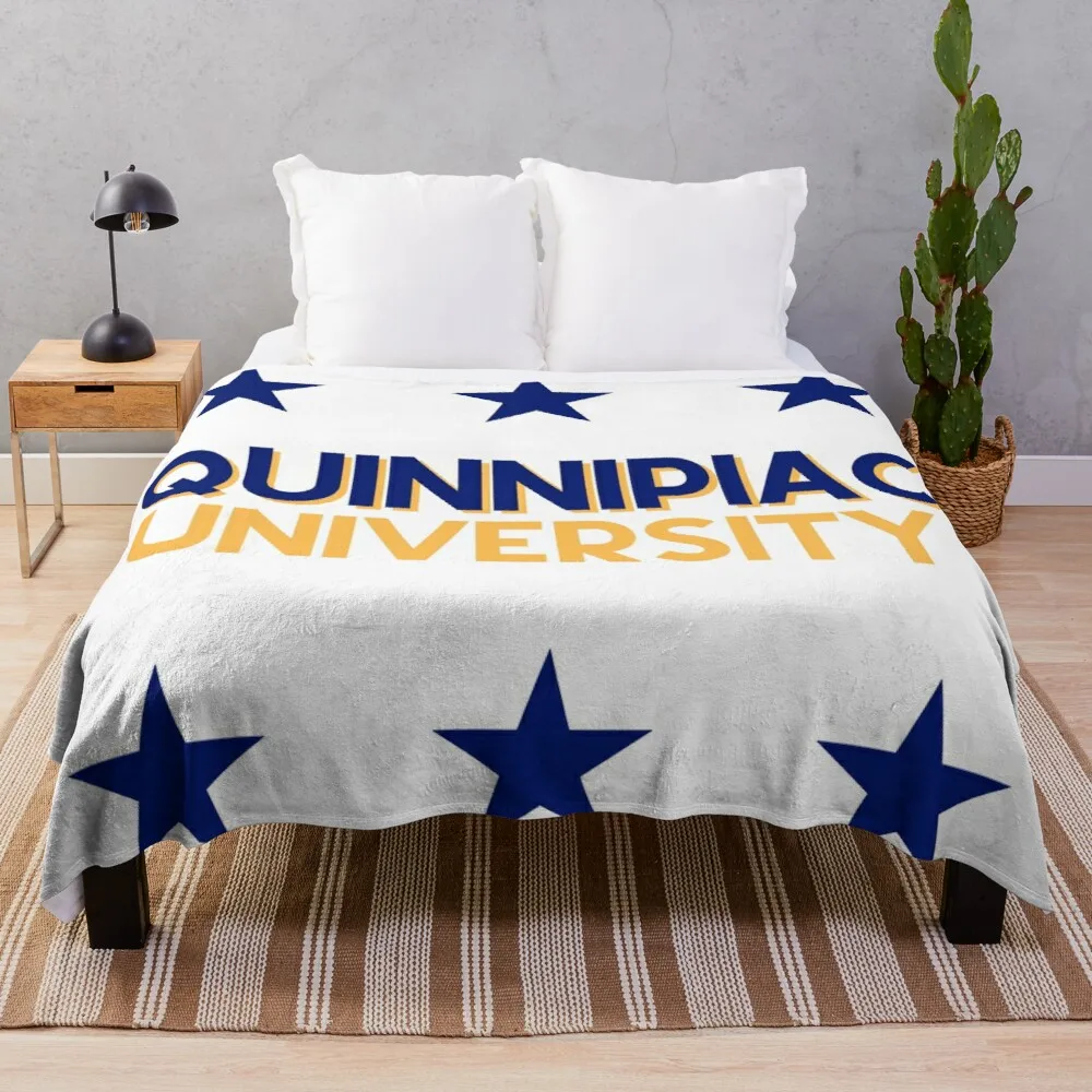 

Quinnipiac University Throw Blanket queen size