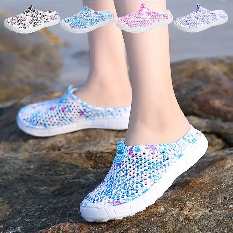 

Tourism Slip On Shoes For Women Teens Women Slippers Sandals Sock Trainers Platform Flip Flops 2021 Giay Flat Sandal Gym Tennis