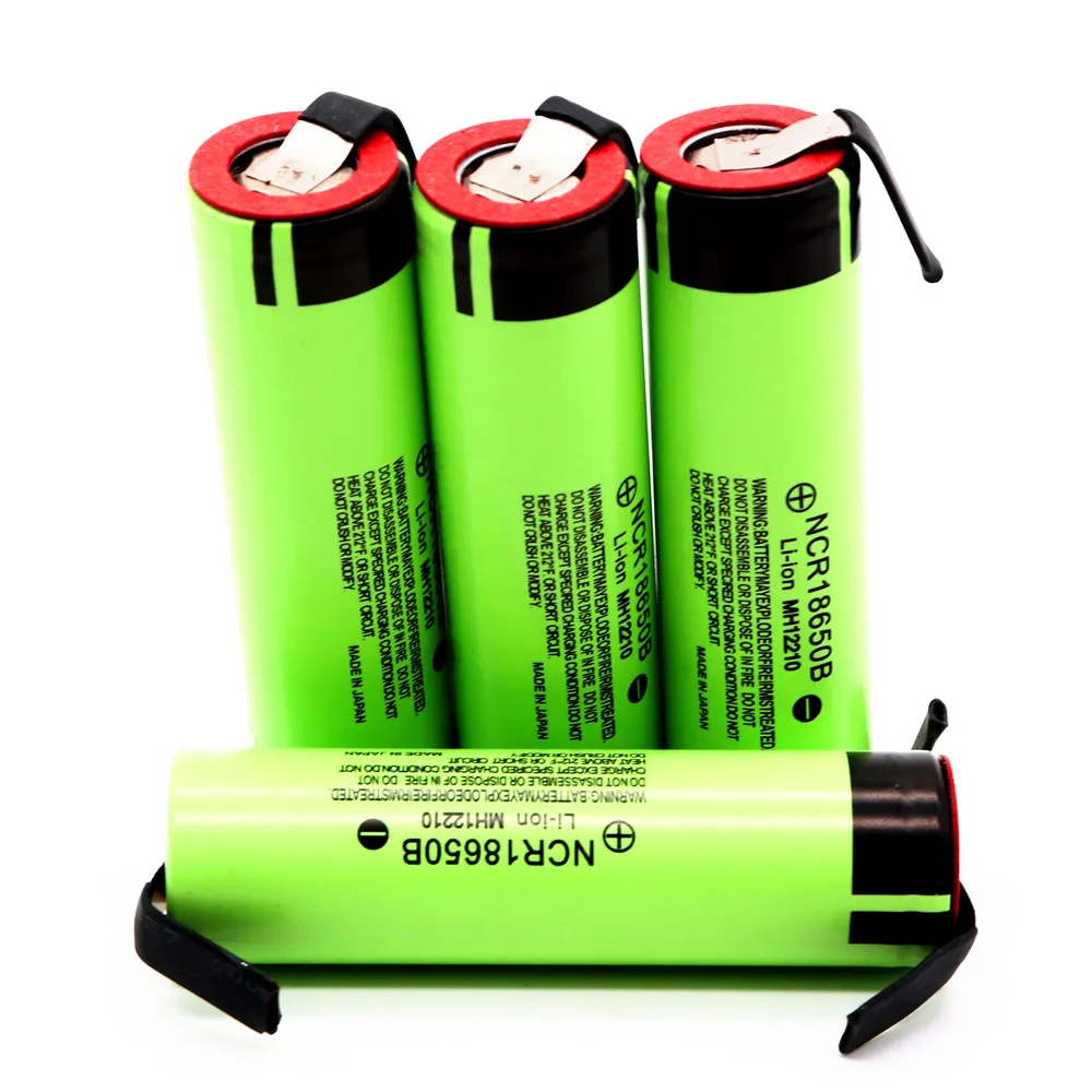 

100% Original Nuevo NCR 18650B 18650 Li-ion recargable de la batera de 3400 mAh 3,7 V para linterna/or +DIY nquel pieza