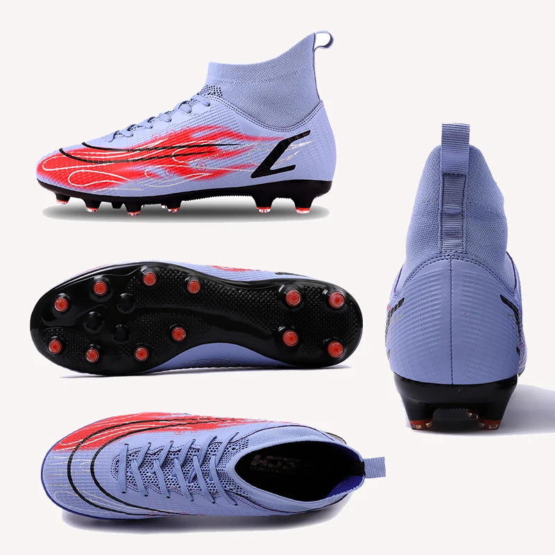 Kid Quality Soccer Shoes Mbappe Football Boots Futsal Chuteira Campo Cleats Men Training Sneakers Ourdoor Women Footwear TF/AG images - 2