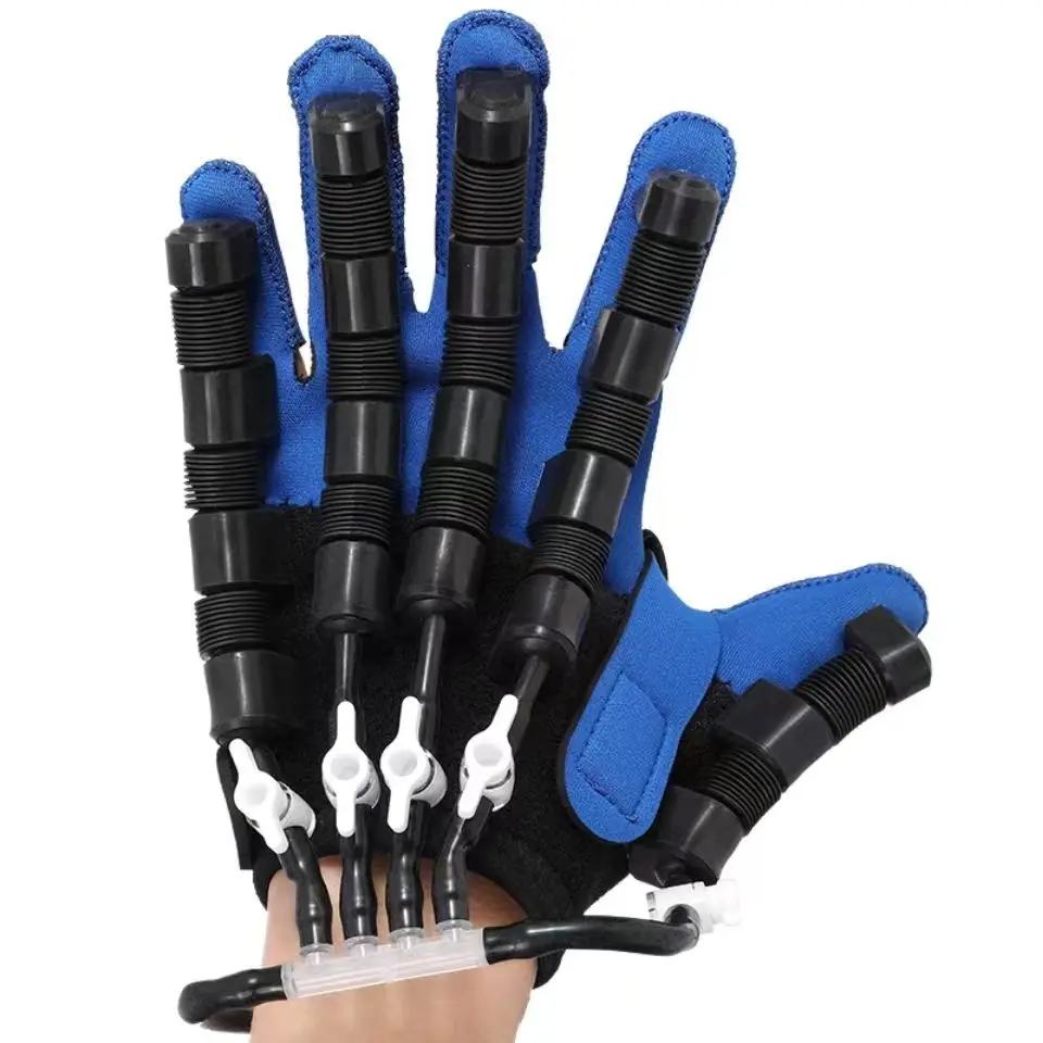 

Finger Rehabilitation Trainer Electric Pneumatic Robot Gloves Stroke Hemiplegia Finger Hand Function Recovery Glove Bone Care