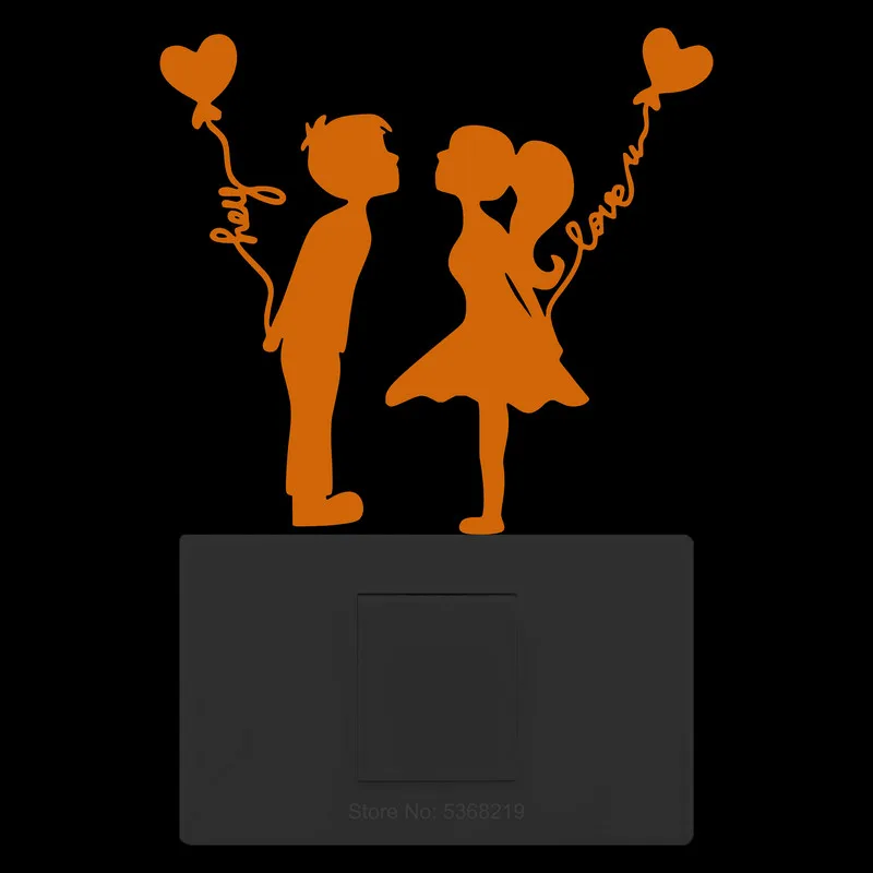 Виниловые наклейки для влюбленных