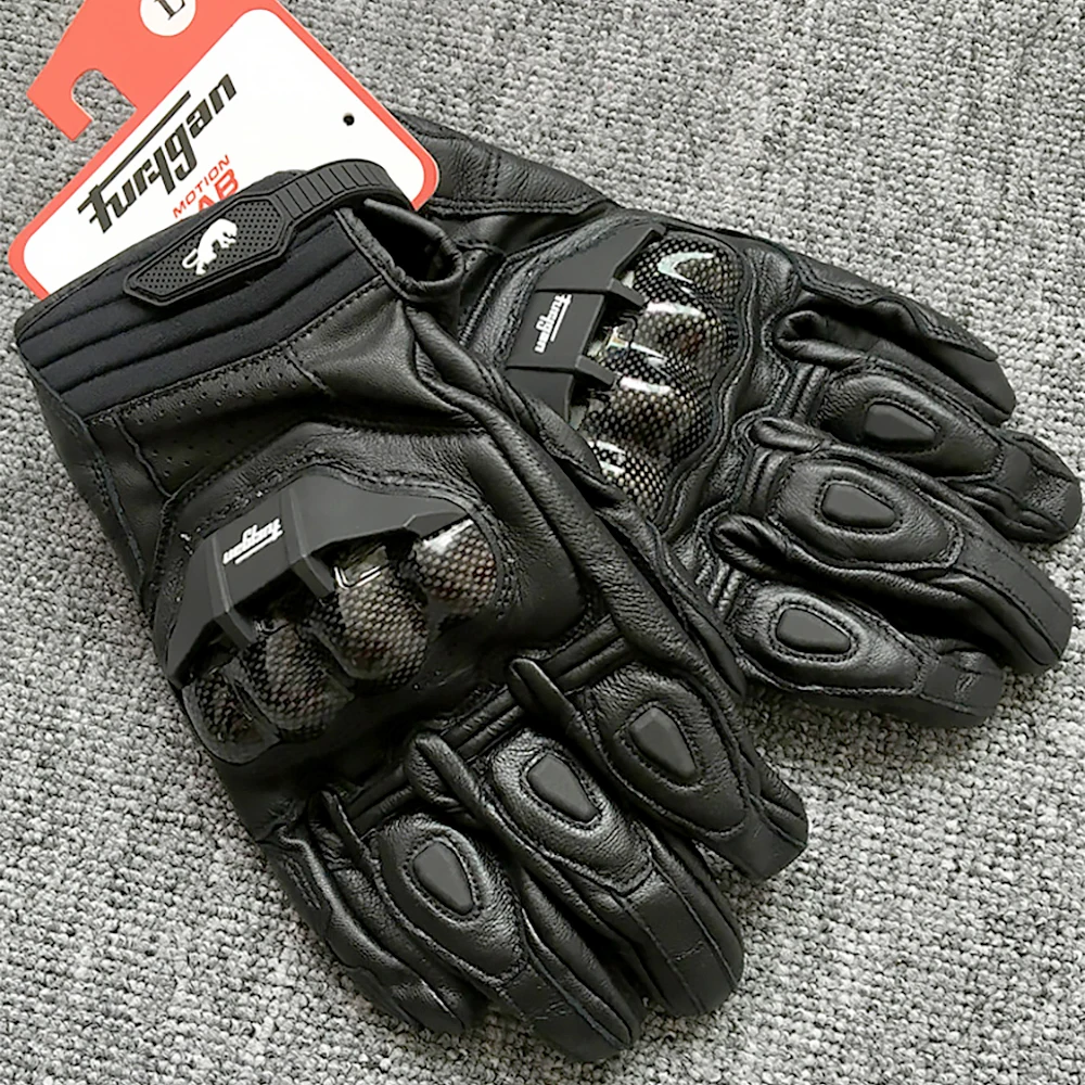 Перчатки Furygan AFS 6 мужские кожаные черные мотоперчатки для гонок велоспорта езды