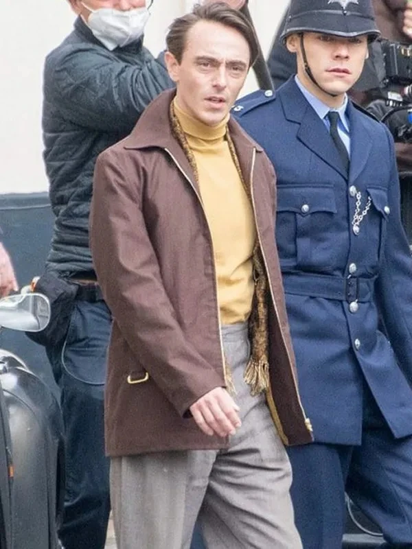 

Коричневый хлопковый пиджак YANGHAOYUSONG Давид Доусон мой полицейский