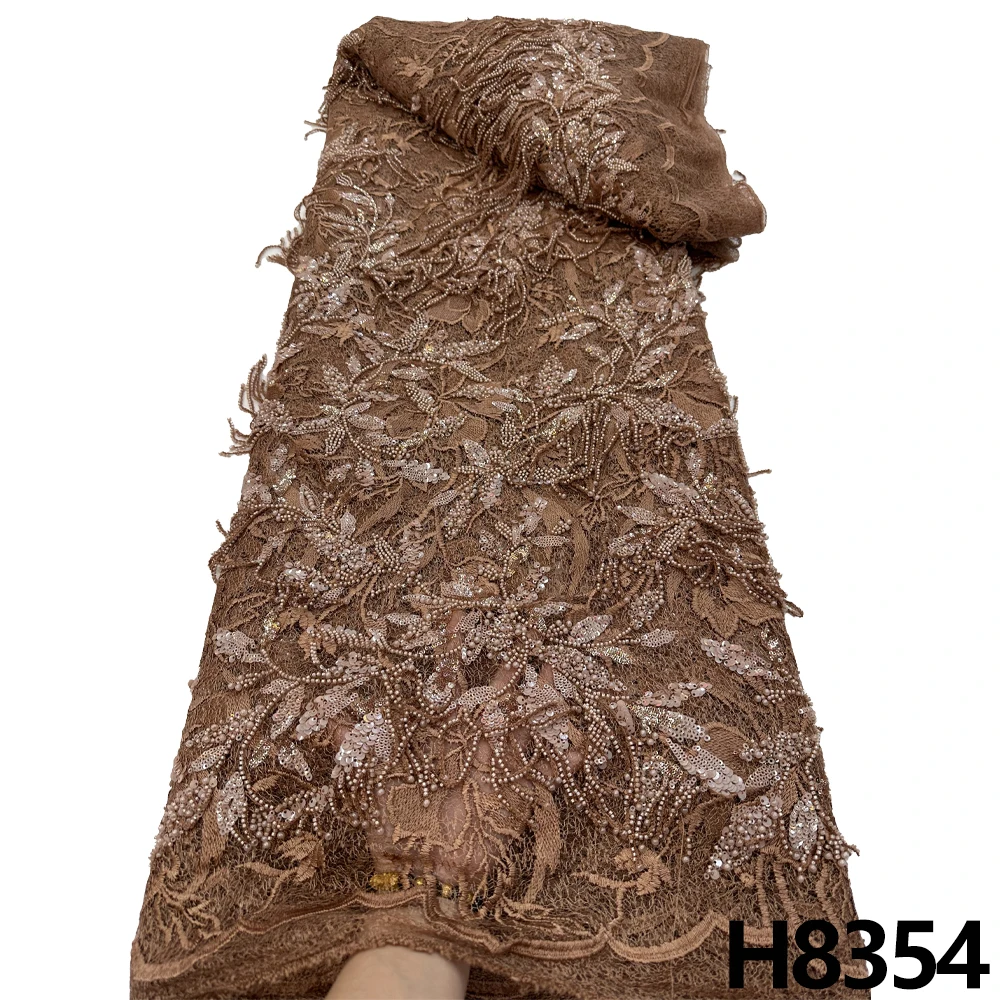 

Новейшая Роскошная африканская Тяжелая кружевная ткань 2023 высокого качества 5 ярдов французская Тюлевая кружевная ткань для свадебного вечернего платья