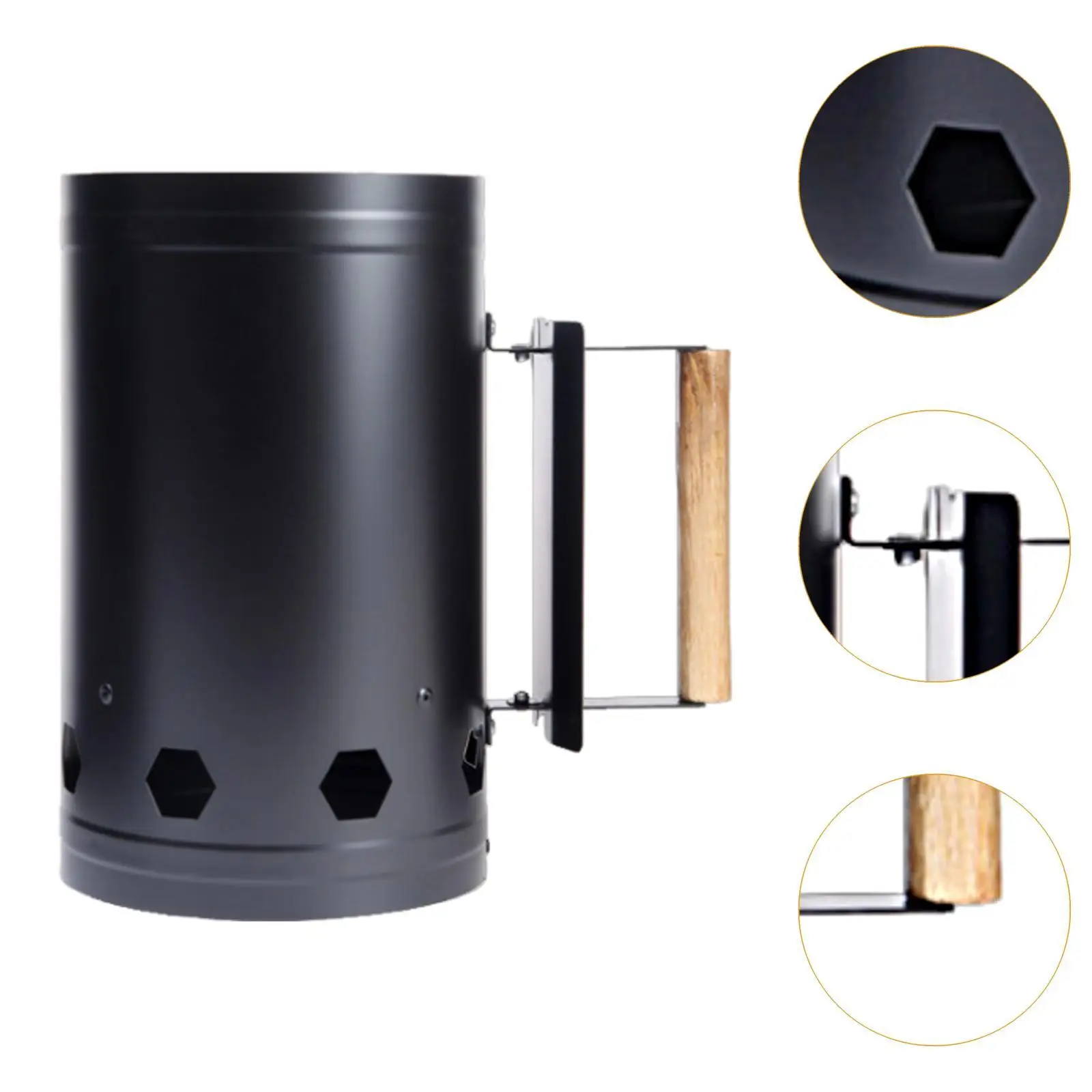 Стартовый гриль для барбекю термостойкая деревянная ручка с подогревом