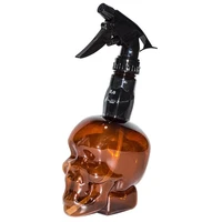 500ml skull shape hairdressing spray bottle superior quality hair styling skillful manufacture water mist sprayer tool
