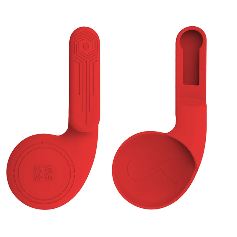 

Silicone Ear Muffs For Oculus Quest 2 VR Headset Enhanced Sound Solution Noise Reduction Earmuffs Red