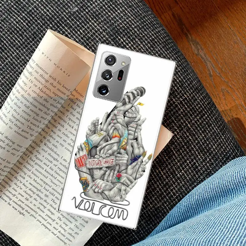 Чехол для телефона с логотипом Volcom Galaxy Samsung A03S A13 A23 A33 A53 A73 A54 A34 A24 A14 5G A04S J4 J6 J8 A9 A8 A7 A6