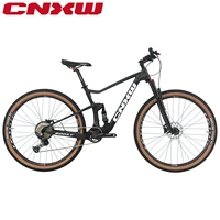 bicycle carbon bike full suspension carbon mountian bike thru axle disc brake12148mm boost 29er smlxl full suspension mtb