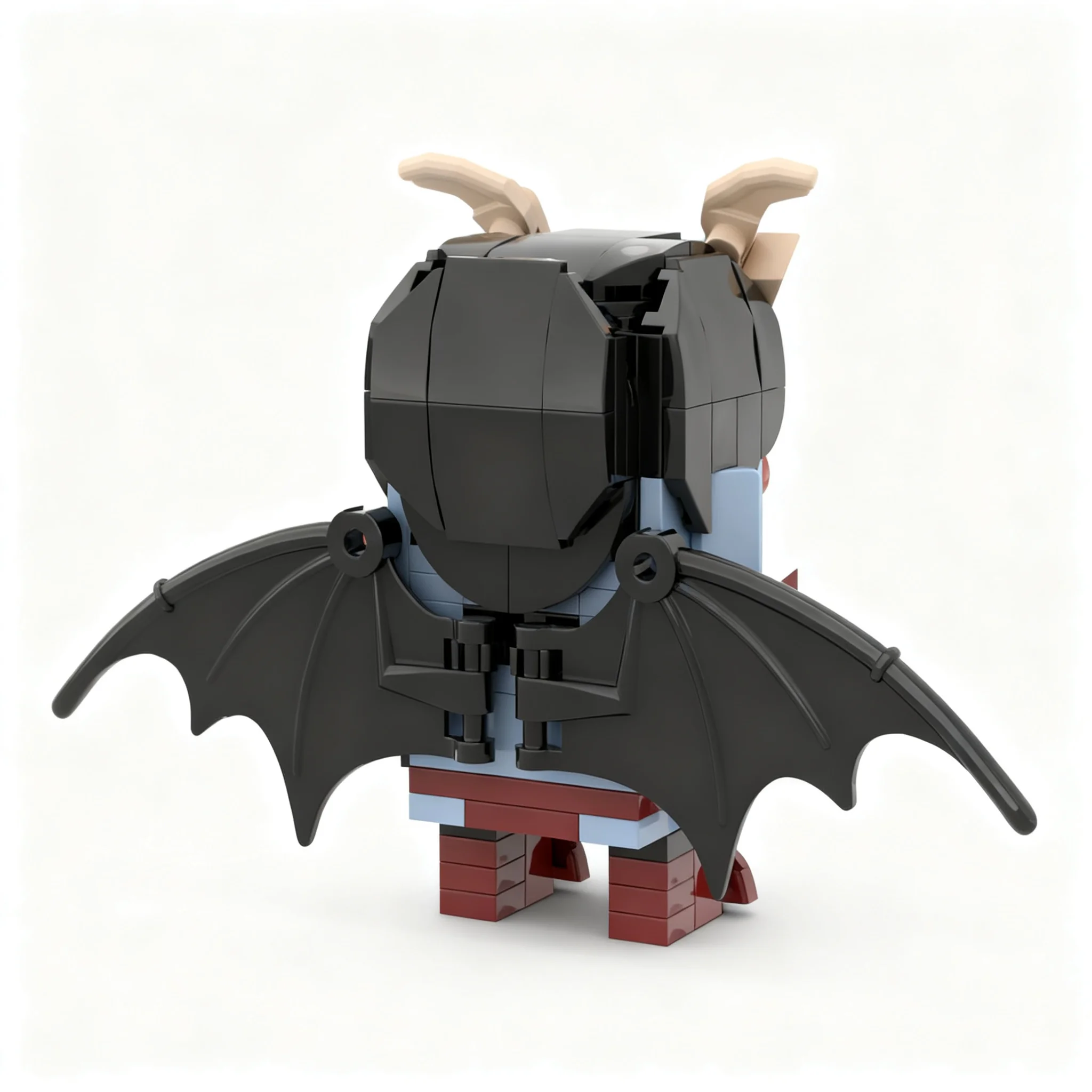 Фото 205 деталей MOC Brickheadz DOTA 2 Queen Pain: Модель-конструктор Brickheadz, креативный набор для сборки, подарок на Рождество, игрушка №2