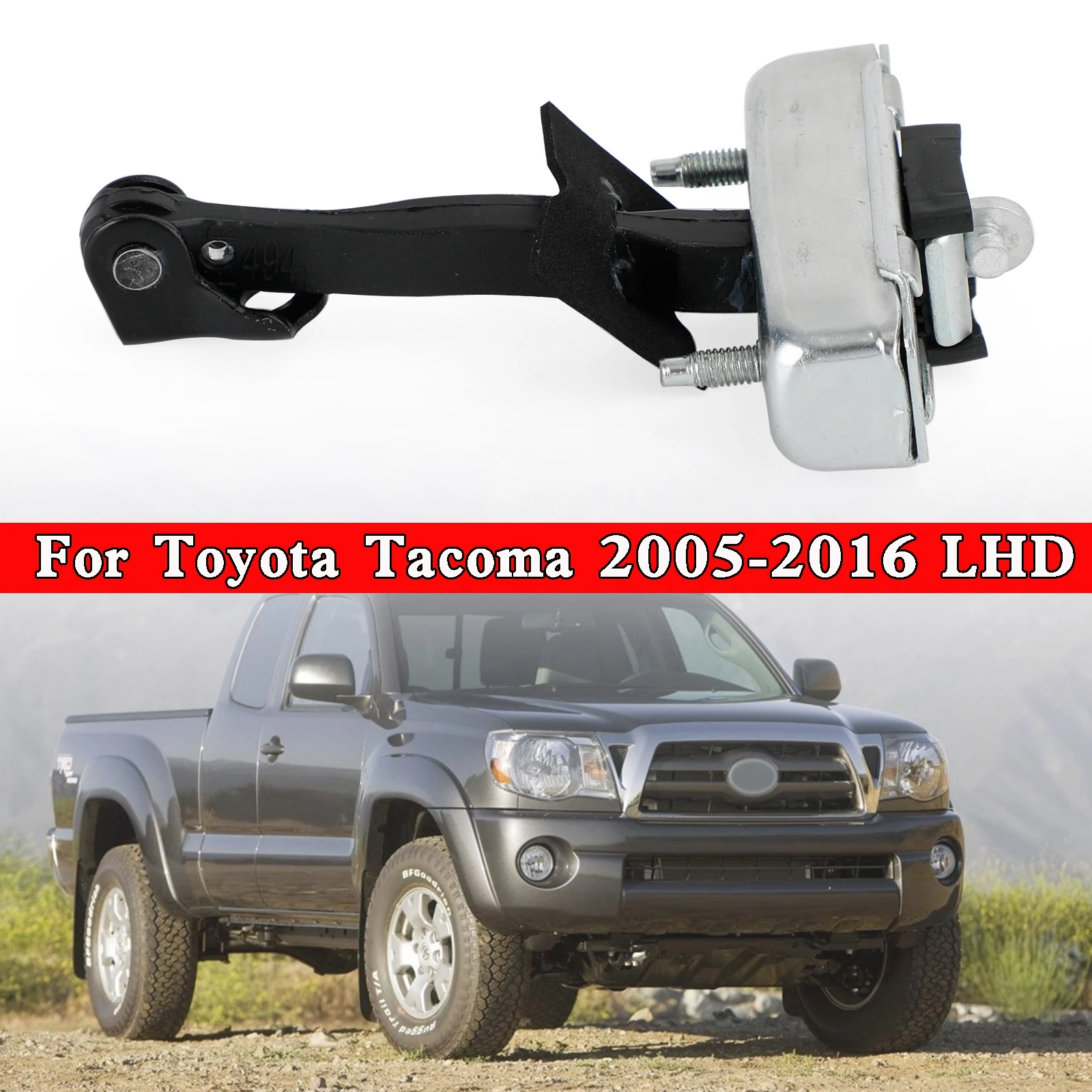 

Artudatech ограничитель ограничений ограничения задержки передней левой двери 68610-60100 для Toyota Tacoma 05-16LHD автомобильные аксессуары