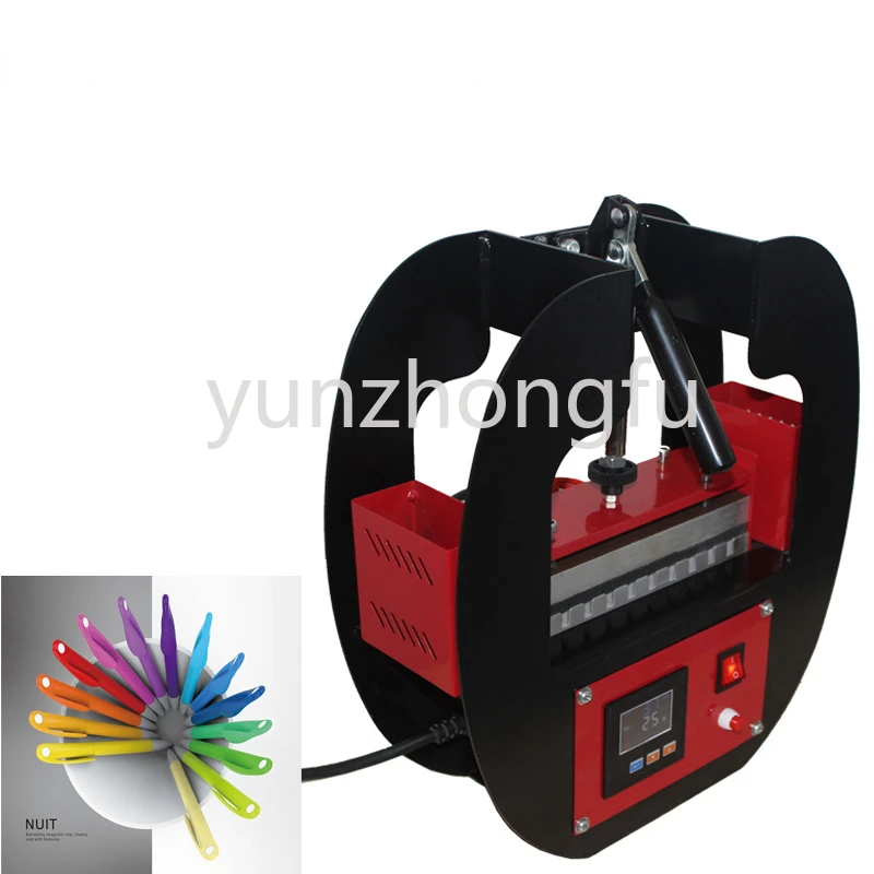 

DIY Pen Machine Printing Logo Machine Thermal Transfer Ballpoint PenTen-Station Pen Heat Press Machi Customized PenPrinting Logo