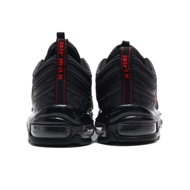 Оригинальные мужские и женские кроссовки Nike Air Max 97 Black Bullet дышащие спортивные