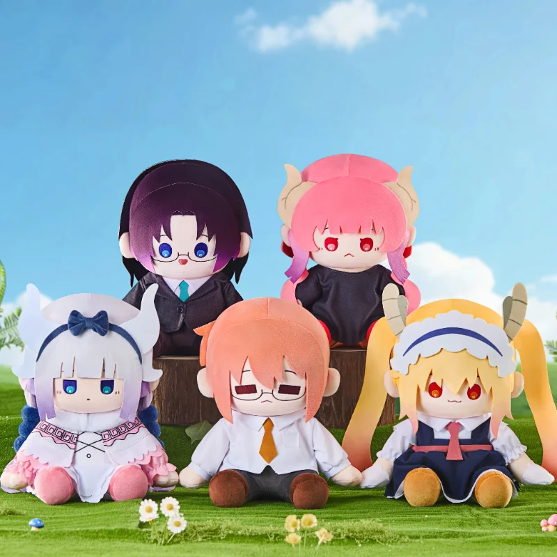 Фото Мягкая игрушка Kawaii Miss Kobayashi's Dragon Maid: Канна Камуи, Тору Джои, Эльма, 30 см №2