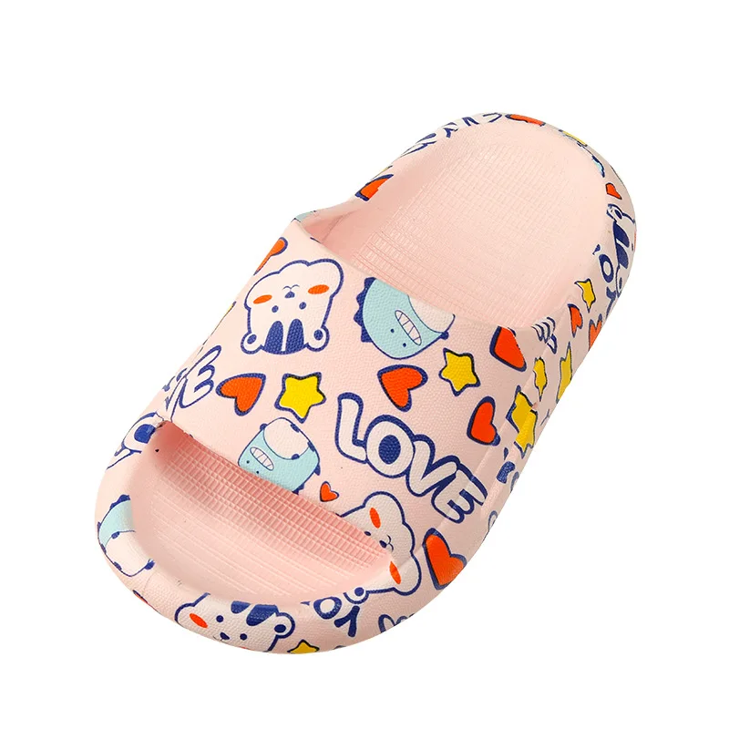 

Kids Slippers New Cartoon Printing Baby Slippers 2-12 Years Old Boys and Girls Cute Home Bathroom Slippers Sandals