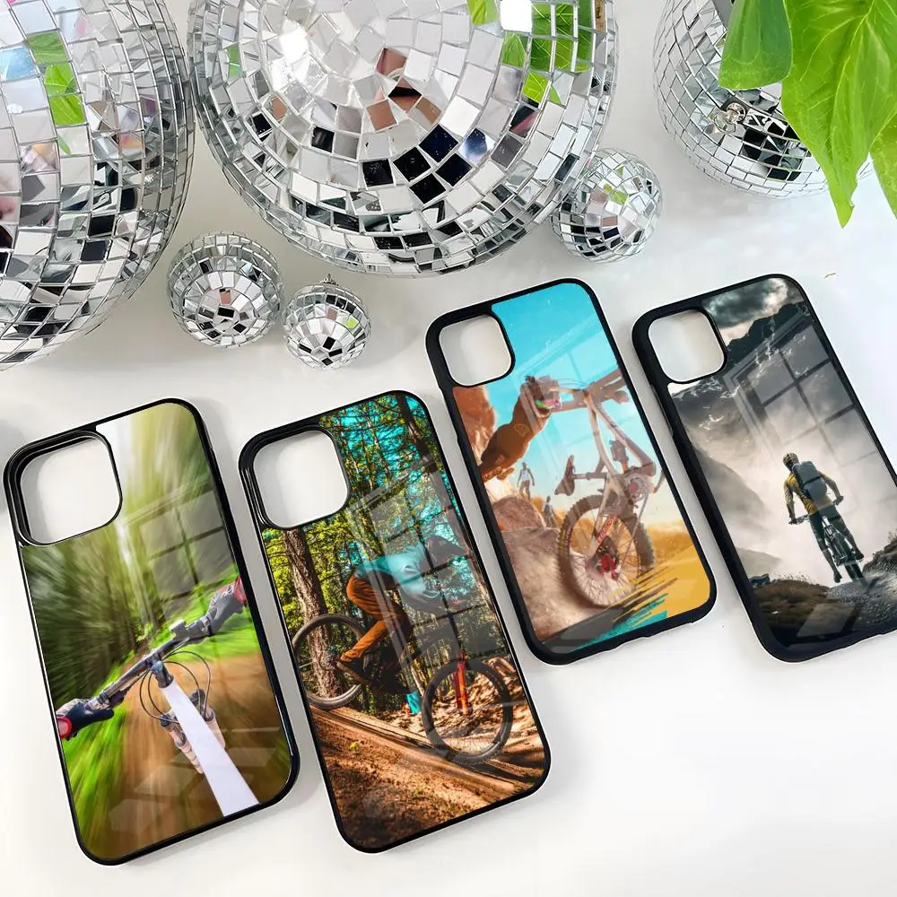 Велосипедный спортивный чехол для телефона из поликарбоната и ТПУ Iphone Apple 14 Pro Max 11