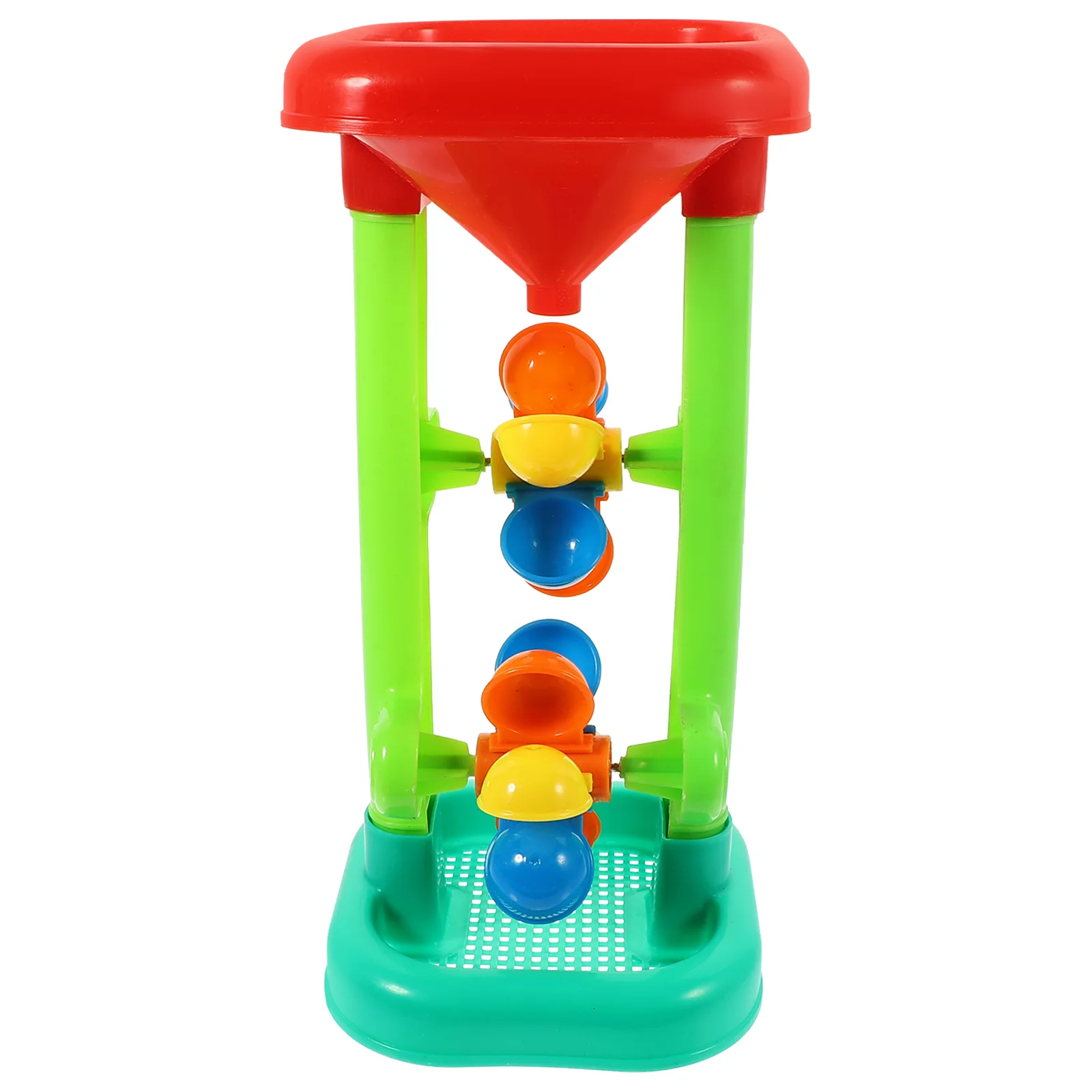 

Sand Beach Toy Water Toys Wheel Kids Hourglass Sandbox Tower Funnel Outdoor Toddlers Table Summer Play Bath Plaything Playset