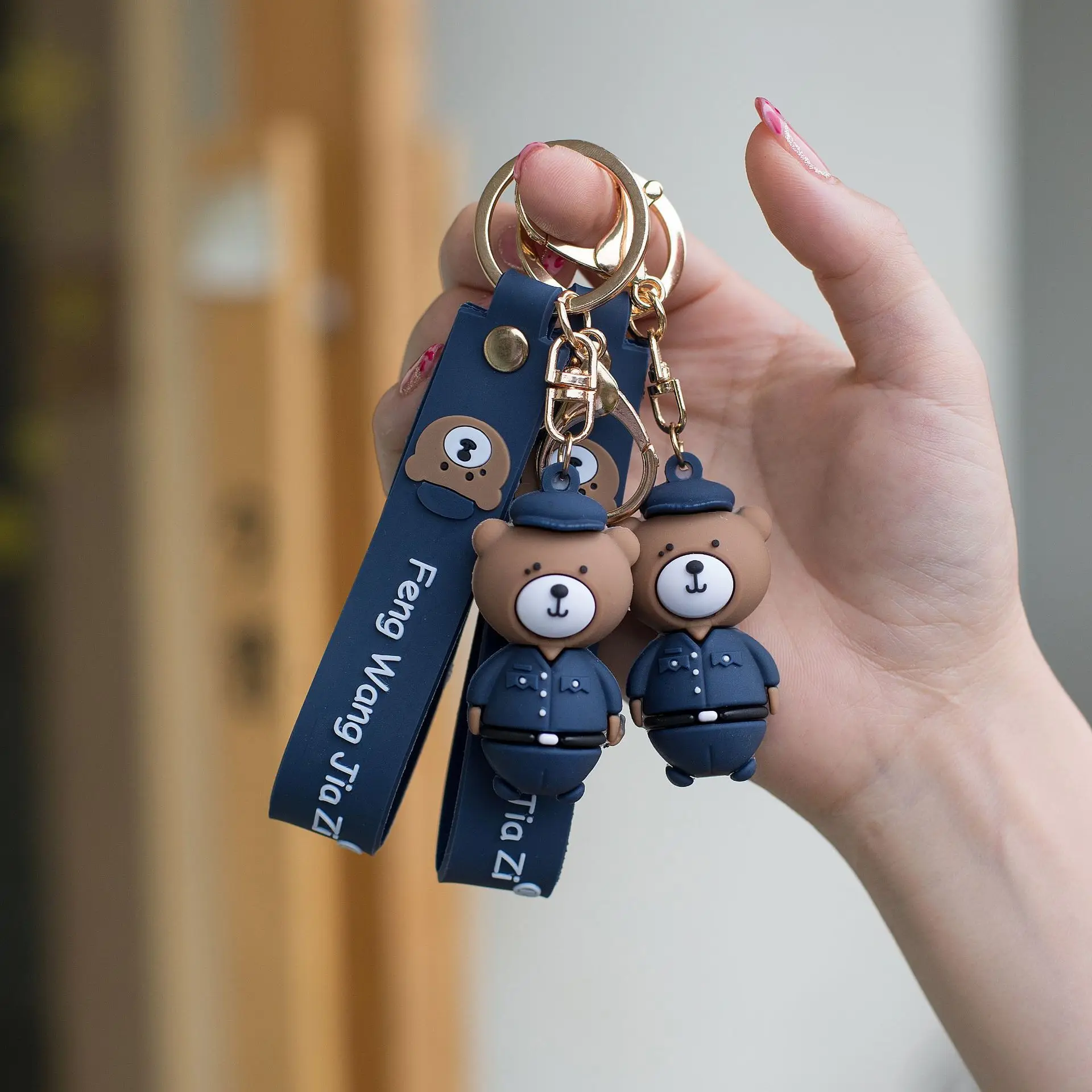 

Брелок с милым медведем, подвеска, украшение для школьной сумки, Детские Поделки, праздничные подарки, детские подарки, подарки для пар, детс...