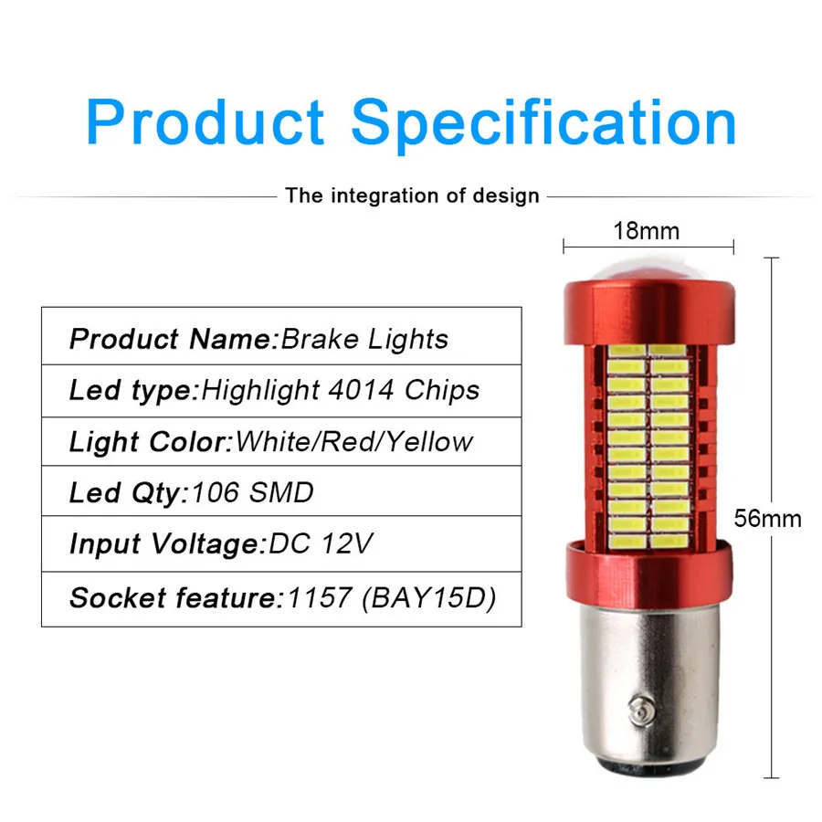 

Автозапчасти JXF светильник световая сигнальная лампа для автомобиля, высокая мощность, противотуманные фары H11, H8, 9005, 9006, 1156, 1157, тормоз 7440, 7443...